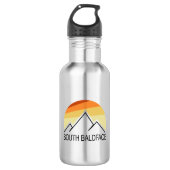 South Baldface New Hampshire Retro Edelstahlflasche (Vorderseite)