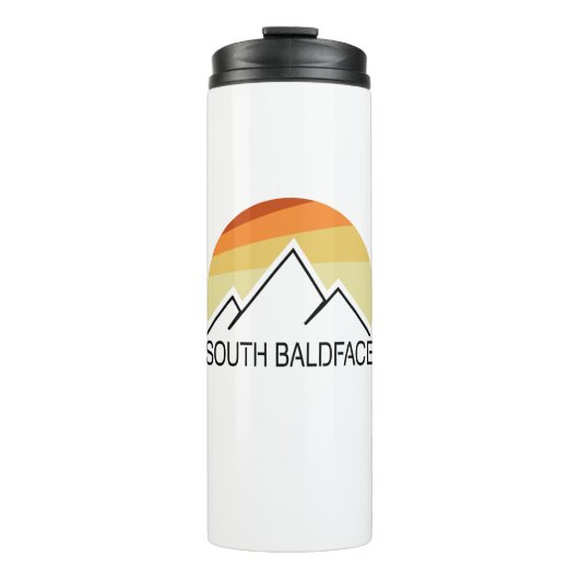 South Baldface New Hampshire Retro Thermosbecher (Vorderseite)