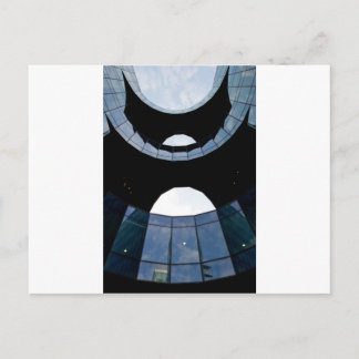 South Bank London Gebäude abstrakt Postkarte