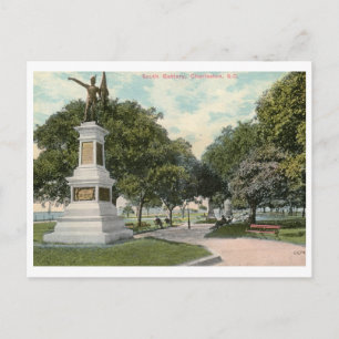 South Battery, Charleston SC 1915 Vintage Postkarte
