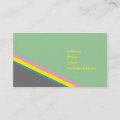 South Beach Business Cards Visitenkarte (Rückseite)