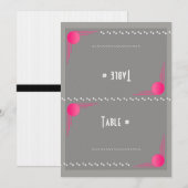 South Beach Deko (Karten für faltbare Tischnummern (Vorne/Hinten)