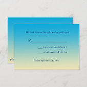 South Beach Einladungskarte (Vorne/Hinten)