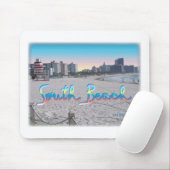 South Beach, FL City View Mousepad (Mit Mouse)