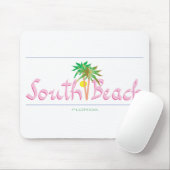 South Beach, FL Mousepad (Mit Mouse)