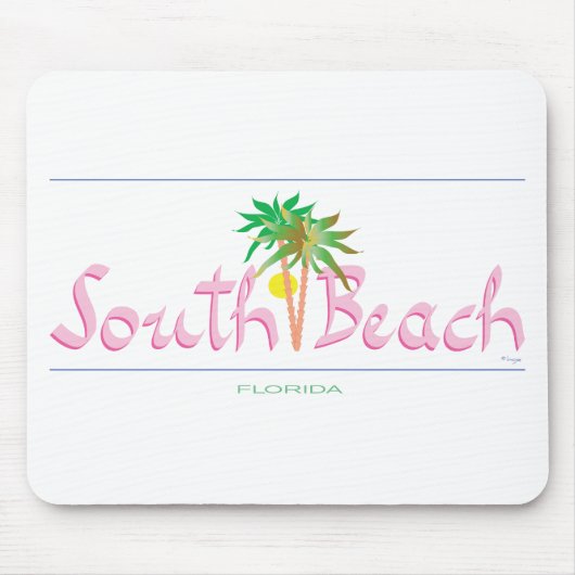 South Beach, FL Mousepad (Vorne)