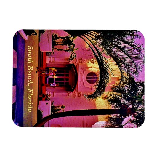 South Beach, Florida Magnet (Horizontal)