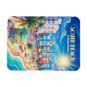 South Beach Florida Magnet (Horizontal)
