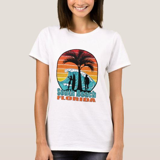 South Beach Florida T-Shirt (Vorderseite)
