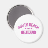 South Beach Girl Magnet (Vorderseite/Rückseite)