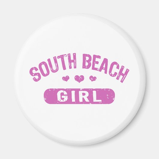 South Beach Girl Magnet (Vorne)