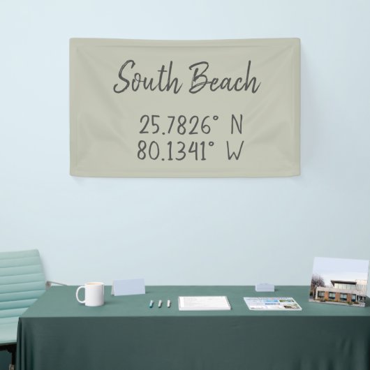 South Beach GPS koordiniert den Breitengrad von Br Banner (Messeveranstaltung)
