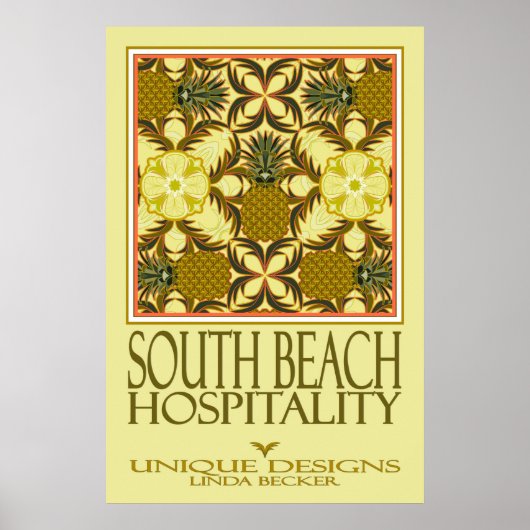 South Beach Hospitality Poster (Vorne)
