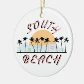 South Beach Keramik Ornament (Links)