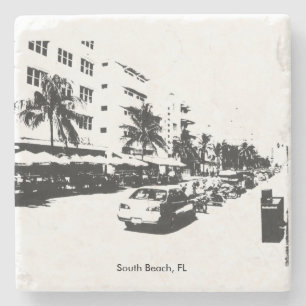 South Beach Marmor Untersetzer