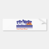 South Beach Miami Autoaufkleber (Vorne)