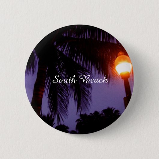 South Beach Miami Button (Vorderseite)