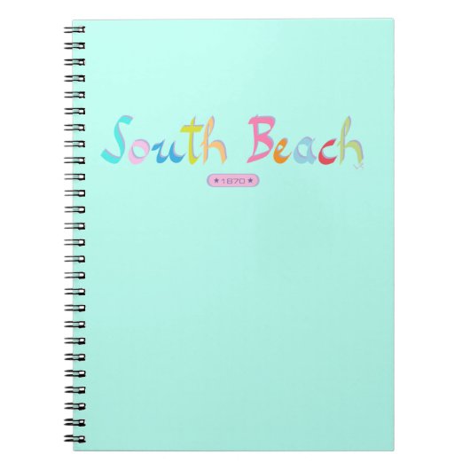 South Beach, Miami FL Notizblock (Vorderseite)