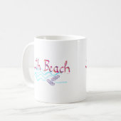 South Beach Miami Flip Flops Kaffeetasse (Vorderseite Links)