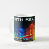 South Beach, Miami, Florida Art Deco Kaffeetasse (Vorderseite Links)