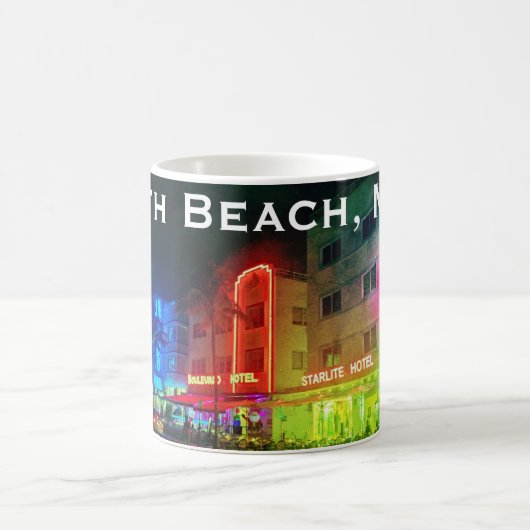 South Beach, Miami, Florida Art Deco Kaffeetasse (Mittel)