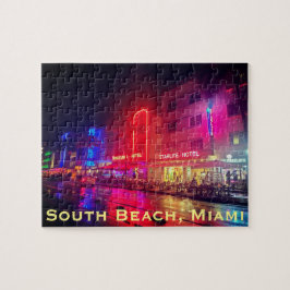 South Beach, Miami, Florida Art Deco Puzzle