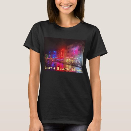 South Beach, Miami, Florida Art Deco T - Shirt (Vorderseite)