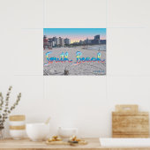 South Beach Miami, Florida City View Poster (Küche)
