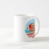 South Beach Miami Florida Kaffeetasse (VorderseiteRechts)