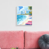 South Beach Miami Florida Leinwanddruck (Insitu (Wohnzimmer))