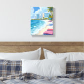 South Beach Miami Florida Leinwanddruck (Insitu (Schlafzimmer))