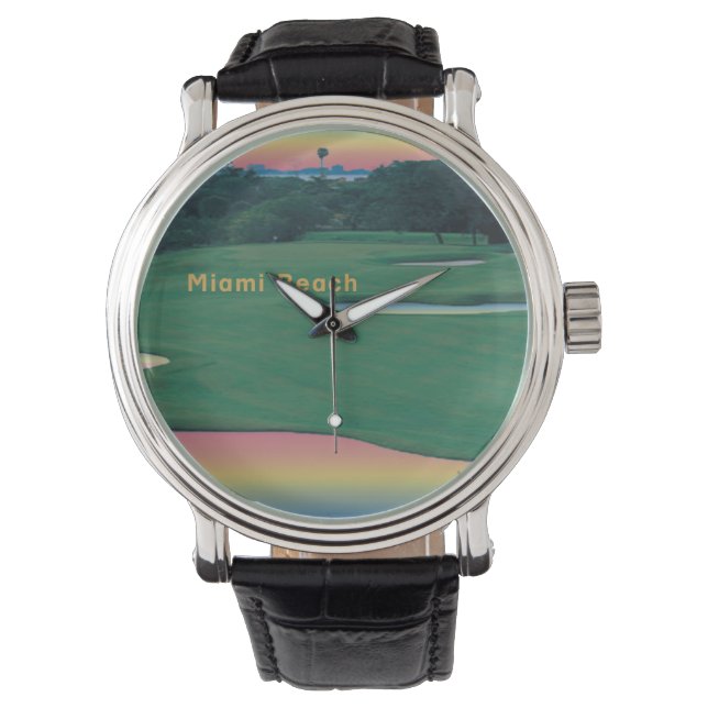 South Beach Miami Golf Armbanduhr (Vorderseite)