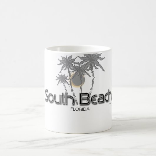 South Beach Miami Gray Palms Kaffeetasse (Mittel)