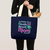 South Beach Miami Jumbo Stoffbeutel (Vorderseite (Produkt))