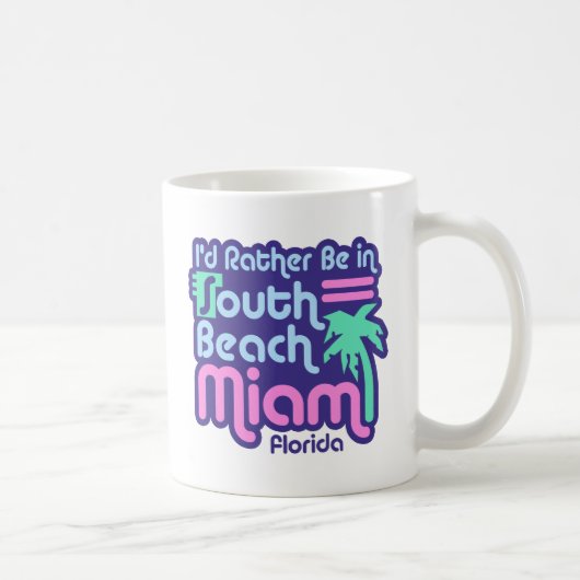 South Beach Miami Kaffeetasse (Rechts)