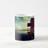 South Beach, Miami Lifeguard Stand (Ocean Rescue) Kaffeetasse (Mittel)