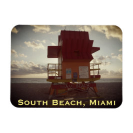 South Beach, Miami Lifeguard Stand (Ocean Rescue) Magnet