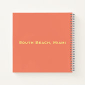 South Beach, Miami Lifeguard Stand (Ocean Rescue) Notizblock (Rückseite)