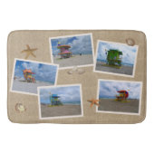 South Beach Miami Lifeguard Towers Badematte (Vorderseite)