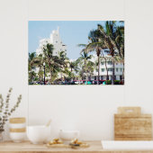 South Beach Miami, Ocean Drive Poster (Küche)