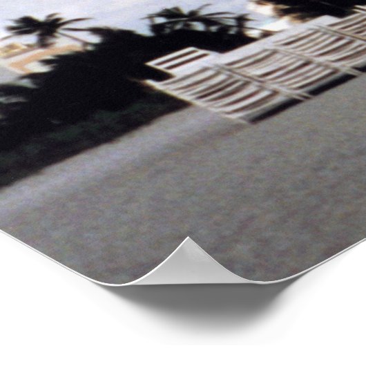 South Beach Miami Panorama Poster (Ecke)