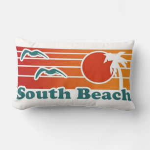 South Beach Miami Pillow Lendenkissen