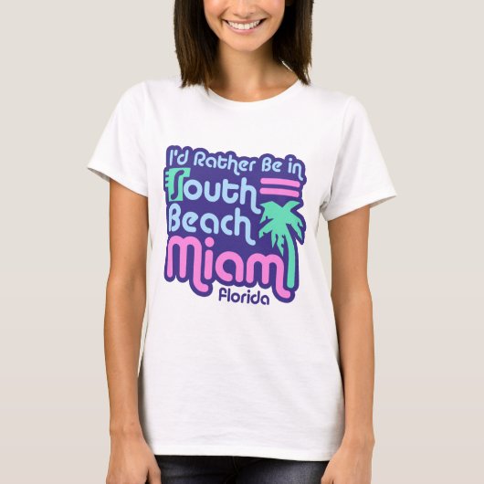South Beach Miami T-Shirt (Vorderseite)