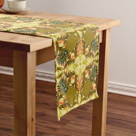 South Beach Pineapple Table Runner Großer Tischläufer (Beispiel)