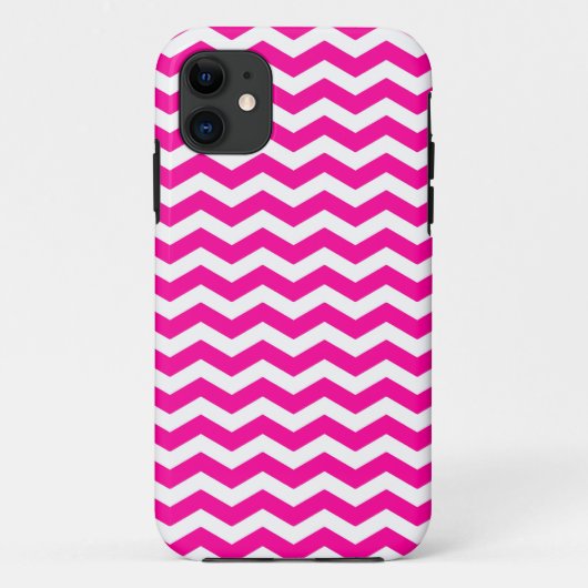 South Beach Pink Wave Zickzack Case-Mate iPhone Hülle (Rückseite)
