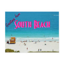 ~South Beach~ POSTCARD