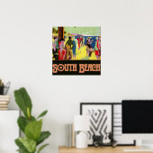South Beach Poster (Heimbüro)