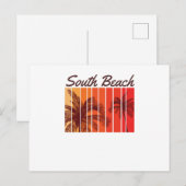 South Beach Postkarte (Vorne/Hinten)