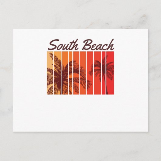 South Beach Postkarte (Vorderseite)