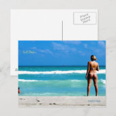 South Beach Postkarte (Vorne/Hinten)